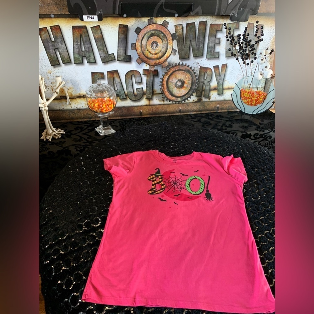 Celebrate It Halloween Hot Pink T Shirt